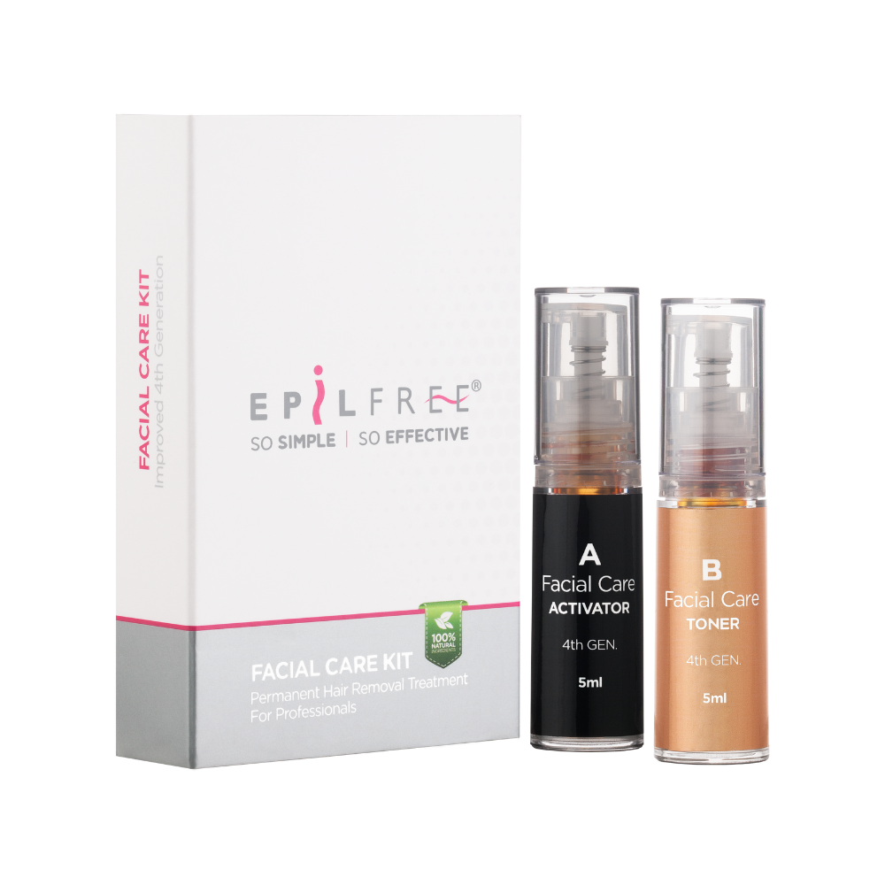 001 epilfree non laser hair remover EPILFREE _ New Facial Care Kit Box & Product 240807